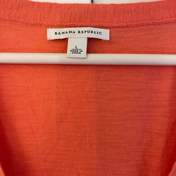 Banana Republic coral cardigan - Picture 3 of 6